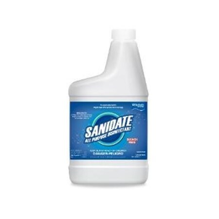 Powerbuilt SaniDate Biosafe Disinfectant Solution for Use w/SaniFlow Device, 64oz 647731